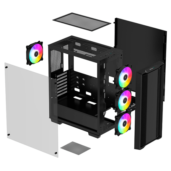Carcasă Deepcool CC560 Black micro ATX photo 10