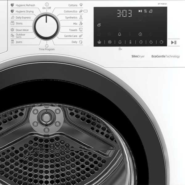 Mașină de uscat rufe Beko DF7439SX White 7 kg, A++ photo 4