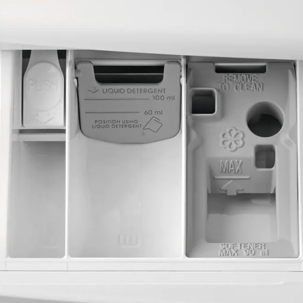 Mașină de spălat Electrolux EW6FN348AW White 8 kg, 1400 rpm, A photo 4