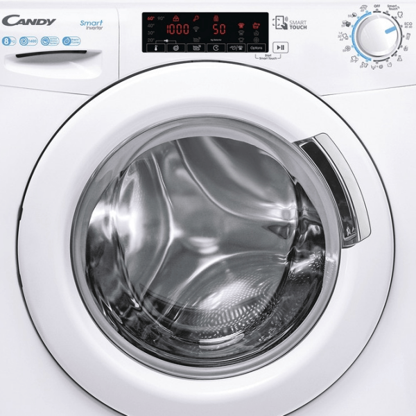 Mașină de spălat Candy CS 148TXME-S White 8 kg, 1400 rpm, A photo 2