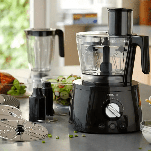 Robot de bucătărie Philips HR7776/ 90 Black 1300 W, Mecanic, Numărul de viteze: 12 photo 5