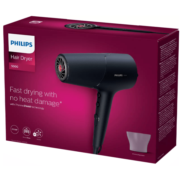 Фен Philips BHD504/ 00 Черный  photo 7