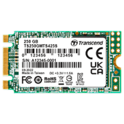 SSD Transcend TS250GMTS425S M.2 250 ГБ Скорость чтения: 500 MБ/ с,
Скорость записи: 330 MБ/ с