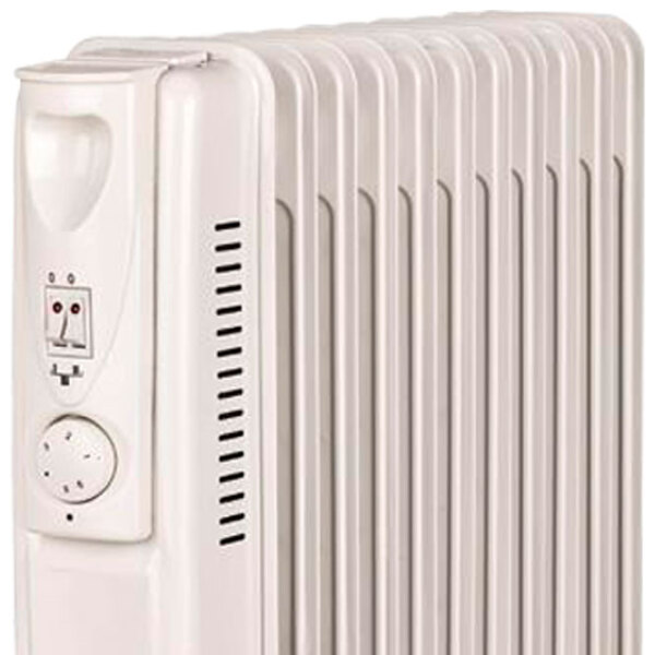 Масляный обогреватель Eurolamp 147-29460 Белый 20 м&sup2;, 2000 Вт, 9 секций photo 2