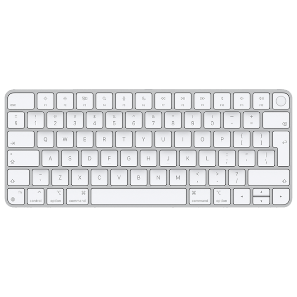 Tastatură Apple Magic Keyboard with Touch ID Magic Keyboard White Home and Office, Fără fir photo 1