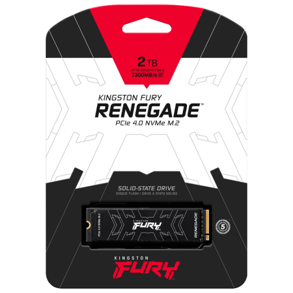 SSD Kingston FURY Renegade M.2 2 ТБ Скорость чтения: 7300 МБ/ с,
Скорость записи: 7000 МБ/ с photo 3
