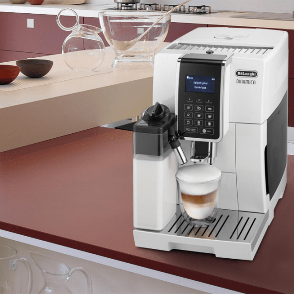 Кофемашина DeLonghi ECAM353.75W Белый 1450 Вт, 1.8 л, Бойлер photo 5