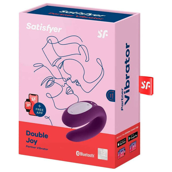 Вибратор Satisfyer Double Joy Фиолетовый  photo 6