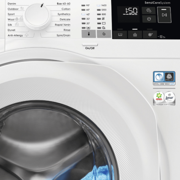 Mașină de spălat Electrolux EW6FN448W White 8 kg, 1400 rpm, C photo 4