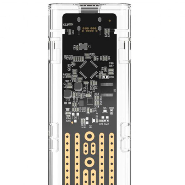 Carcasă externă pentru SSD Gembird EE2280-U3C-02 Transparent USB 3.1 photo 2