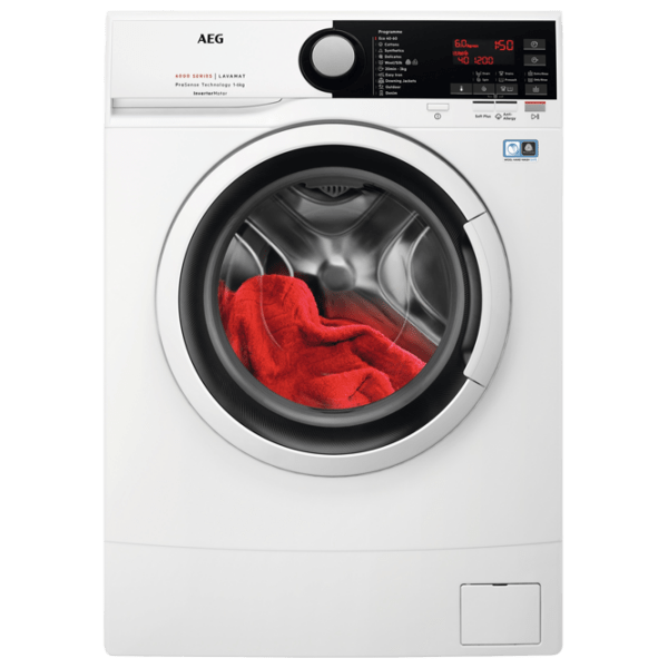 Mașină de spălat AEG L6SNE26IW White 6 kg, 1200 rpm, C photo 1