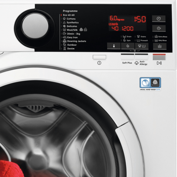 Mașină de spălat AEG L6SNE26IW White 6 kg, 1200 rpm, C photo 3