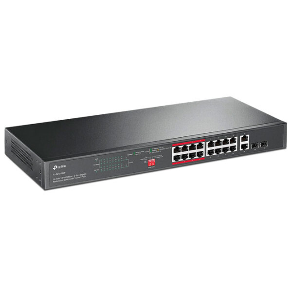 Switch TP-Link TL-SL1218MP Black 7.2 Gbit/ s photo 2