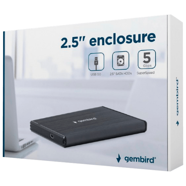 Внешний корпус для HDD Gembird EE2-U3S-3-B Черный USB 3.0 photo 2