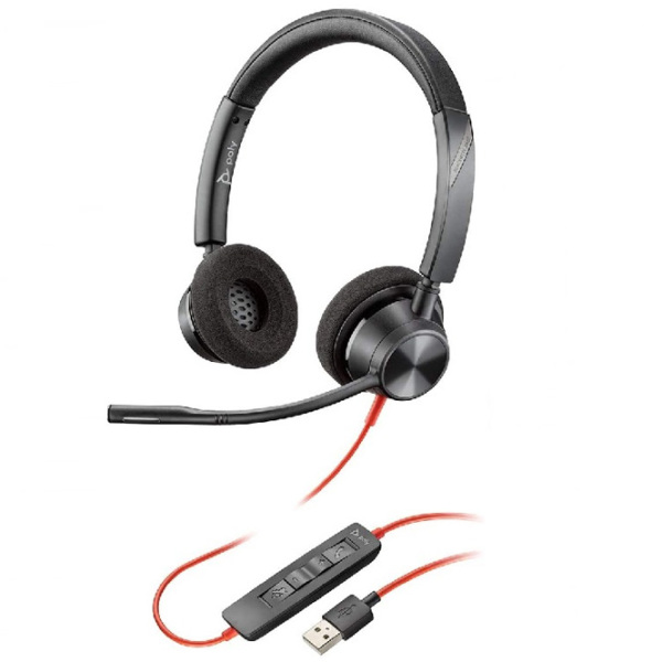 Căști Plantronics Blackwire C3320 Black Cu fir / Personal / On the ear photo 2