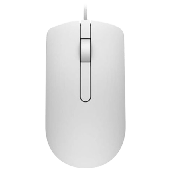 Мышь Dell MS116 Белый Проводная, 1000 dpi photo 1