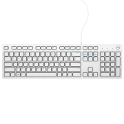 Клавиатура Dell KB216 Белый Для дома и офиса, Проводная