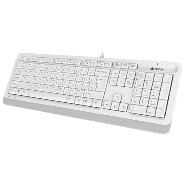 Клавиатура и Мышь A4Tech F1010 Белый Для дома и офиса, Проводная photo 4