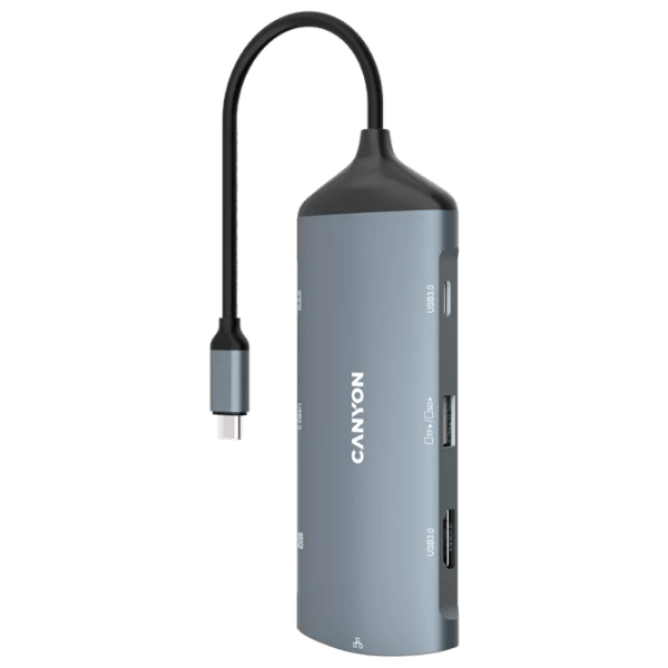 Adapter Canyon DS-15 Gray USB Type-C photo 1