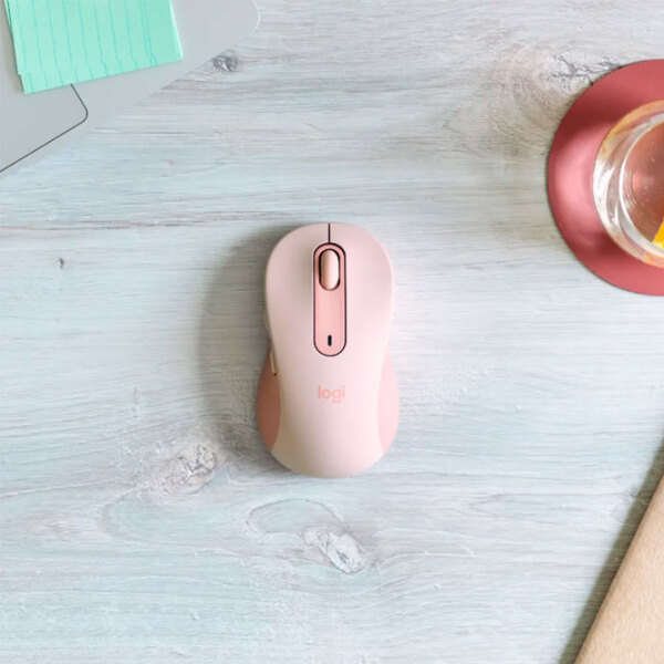 Mouse Logitech M650 Signature for Business Pink Fără fir, 4000 dpi photo 6