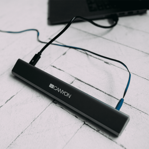 Adapter Canyon DS-6 6-in-1 Gray USB Type-C photo 7