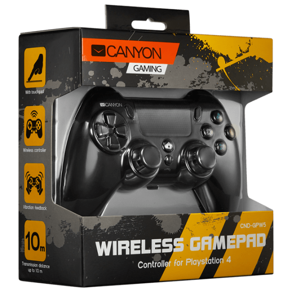 Gamepad Canyon CND-GPW5 Black Fără fir / 20 buttons photo 6