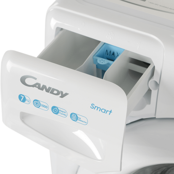 Mașină de spălat Candy CS4 1072DE/ 1-S White 7 kg, 1000 rpm, D photo 7