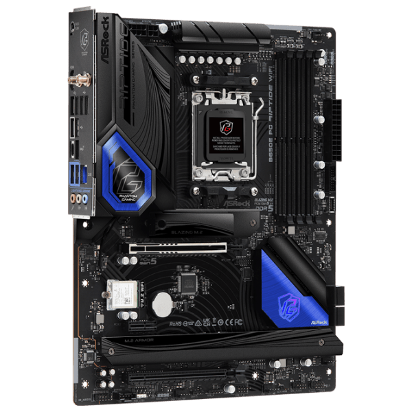 Материнская плата ASRock B650E PG RIPTIDE WIFI ATX  photo 3