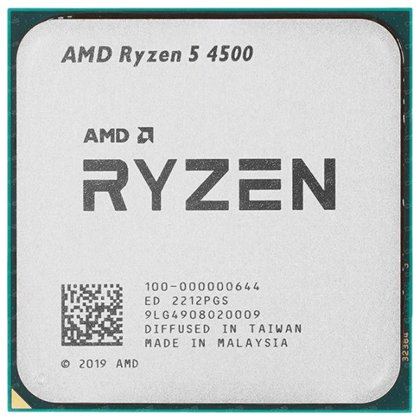 Процессор AMD Ryzen 5 4500 3.60 ГГц - 4.10 ГГц Tray AMD Radeon Graphics photo 1