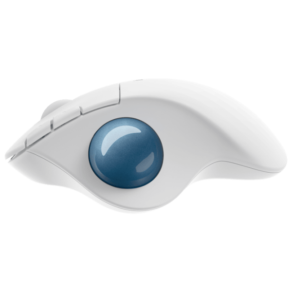 Mouse Logitech M575 White Fără fir, 2000 dpi photo 2