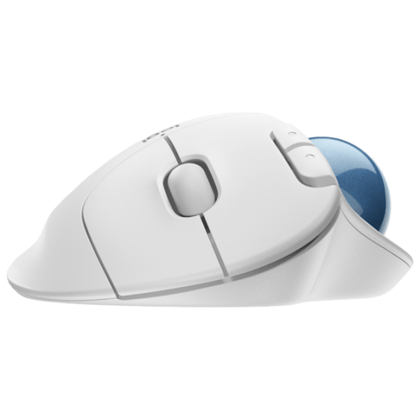 Mouse Logitech M575 White Fără fir, 2000 dpi photo 3