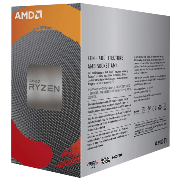 Процессор AMD Ryzen 3 4300G 3.80 ГГц - 4.00 ГГц Box AMD Radeon Graphics photo 2