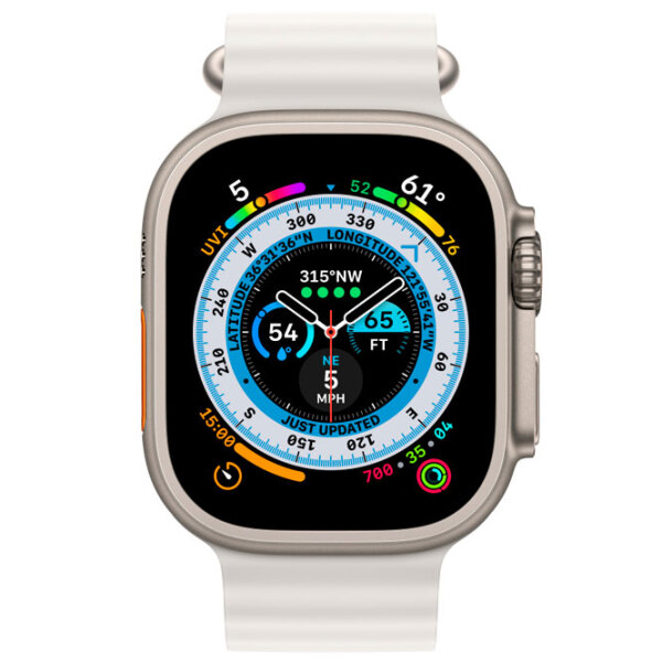 Curelușă Apple Watch Ocean Band White  photo 3