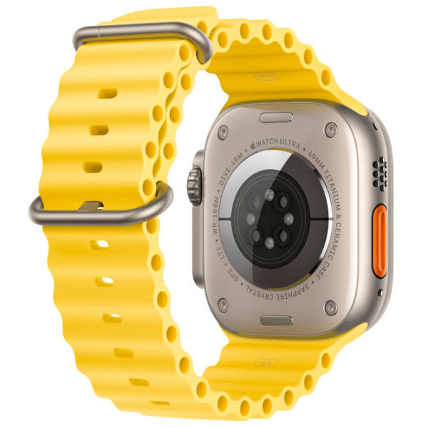 Curelușă Apple Watch Ocean Band Yellow  photo 4