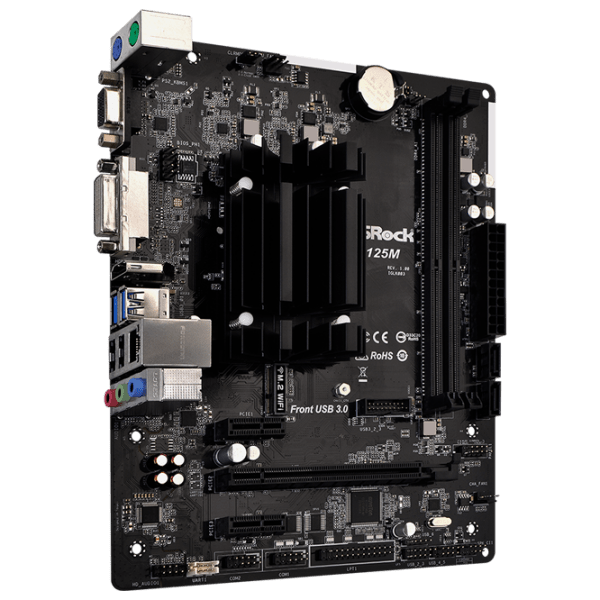 Материнская плата ASRock J4125M mATX  photo 2