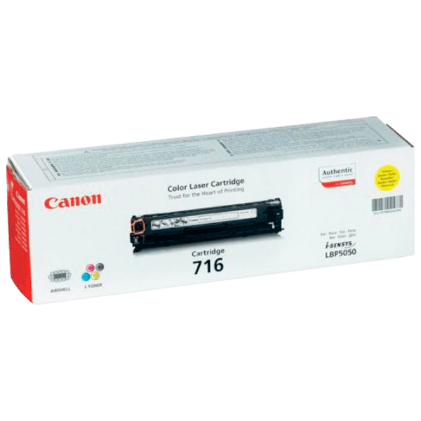 Cartuş Laser Canon 716 Y   photo 1
