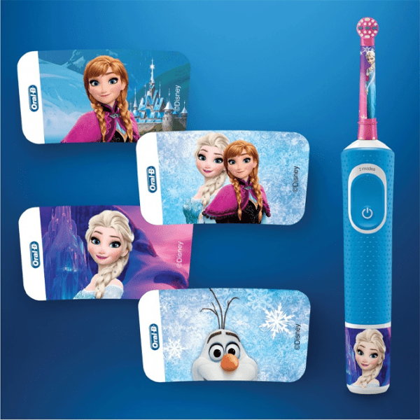 Зубная электрощетка Braun Kids Vitality D100 Frozen Синий  photo 3