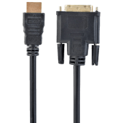 Кабель видео Cablexpert CC-HDMI-DVI-7.5MC HDMI/ DVI Черный 