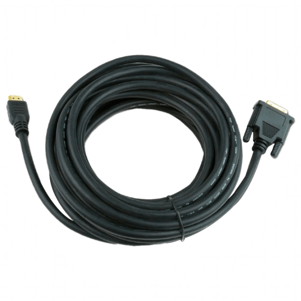 Кабель видео Cablexpert CC-HDMI-DVI-7.5MC HDMI/ DVI Черный  photo 3