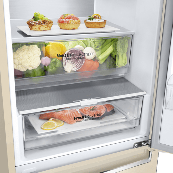 Frigider LG GW-B509SENM Beige 277l/ No Frost, 107l/ No Frost, A++ photo 9