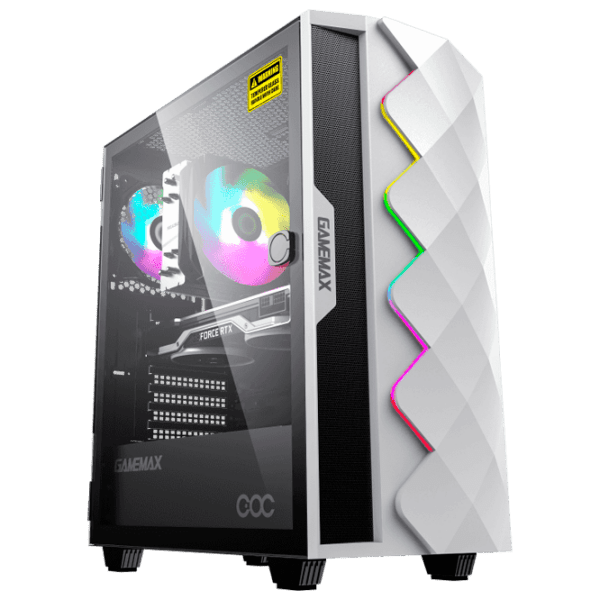 Carcasă Gamemax Diamond COC White micro ATX photo 1