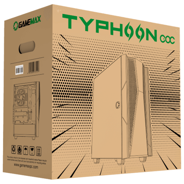 Carcasă Gamemax Typhoon COC Black micro ATX photo 12