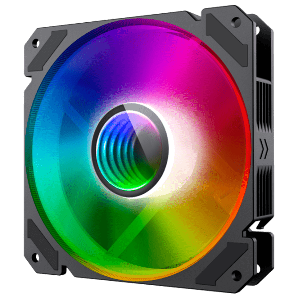 Cooler Gamemax FN-14 Rainbow-C9 Black  photo 1