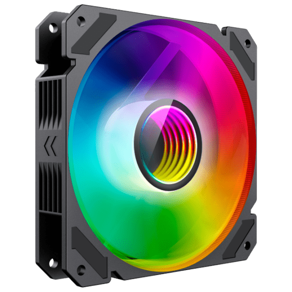 Cooler Gamemax FN-14 Rainbow-C9 Black  photo 3