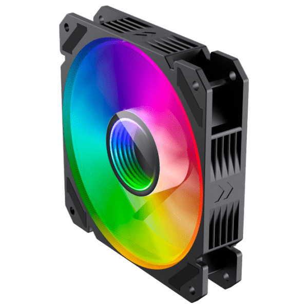 Cooler Gamemax FN-14 Rainbow-C9 Black  photo 4