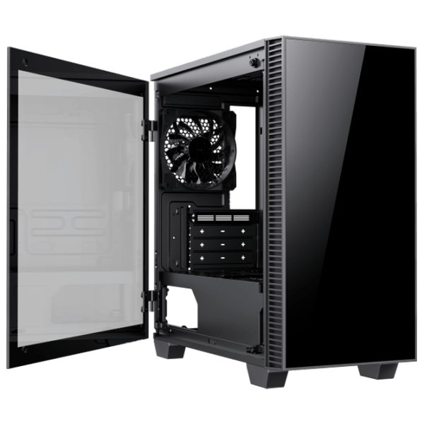 Carcasă Gamemax MINI Abyss Black ITX photo 6