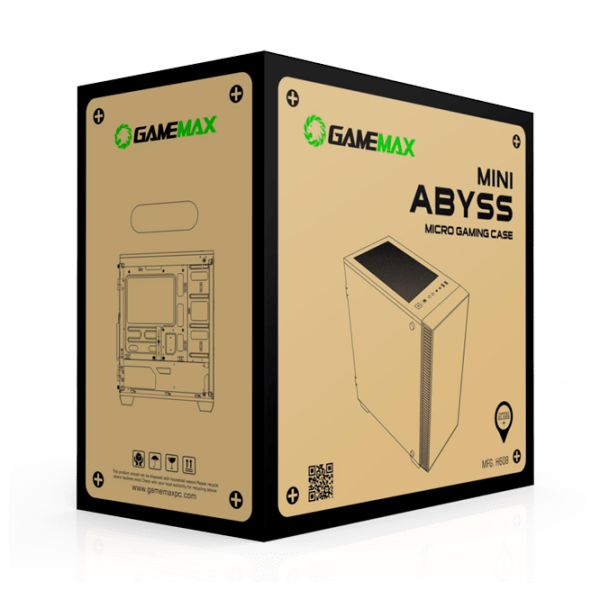Carcasă Gamemax MINI Abyss Black ITX photo 11