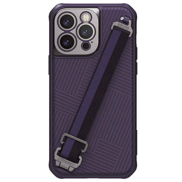 Чехол для смартфона Apple iPhone 14 Pro Max (Strap Magnetic) Dark Пурпурный Nillkin, PC, Back photo 1