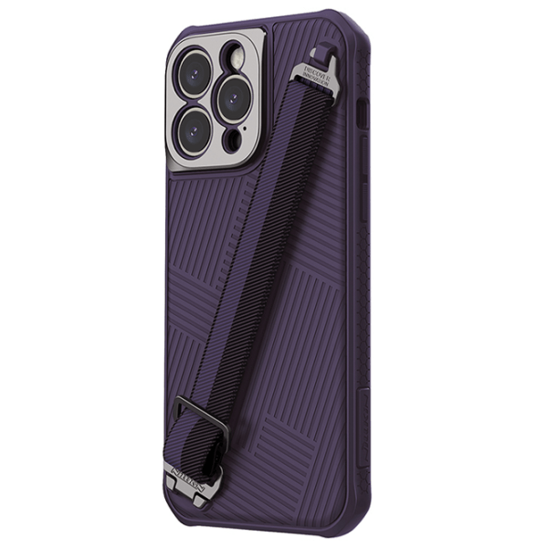 Чехол для смартфона Apple iPhone 14 Pro Max (Strap Magnetic) Dark Пурпурный Nillkin, PC, Back photo 2