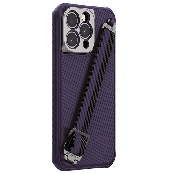 Чехол для смартфона Apple iPhone 14 Pro Max (Strap Magnetic) Dark Пурпурный Nillkin, PC, Back photo 3